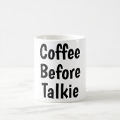 coffee before talkie コーヒーマグカップ (中央)
