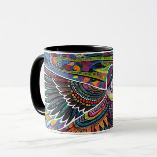 coffee bird mug マグカップ (正面左)