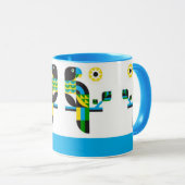 coffee bird mug マグカップ (正面右)