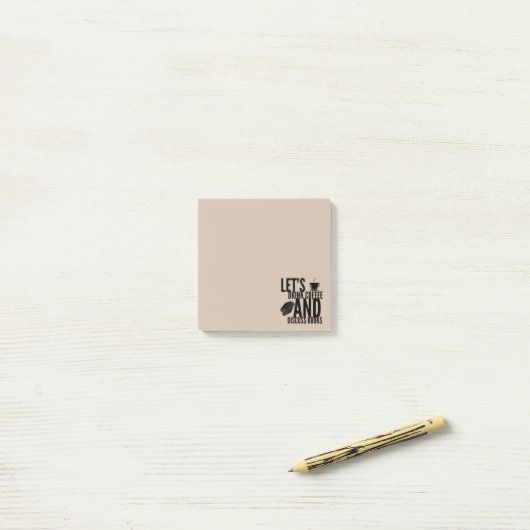 Coffee Books読のPost-It Notes ポストイット (デスク上)