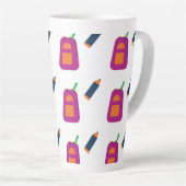 Coffee, books, and a passion for learning. カフェラテマグ (右アングル)