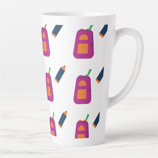 Coffee, books, and a passion for learning. カフェラテマグ