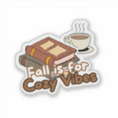 Coffee & Books | Sticker シール (正面)