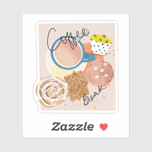 Coffee Break シール (シート)