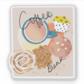 Coffee Break シール (正面)