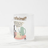Coffee Break フロストグラスマグカップ (正面左)