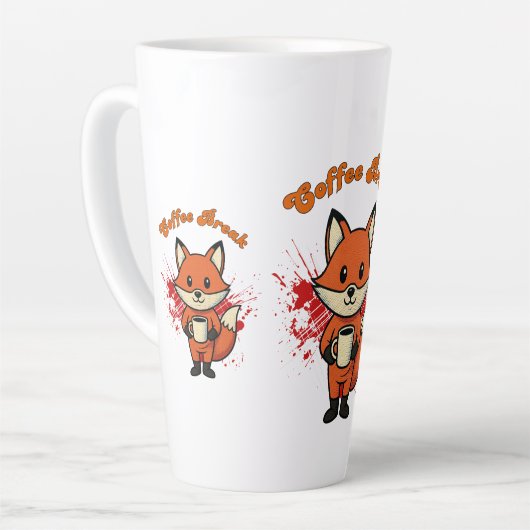 Coffee Break Design カフェラテマグ (左アングル)