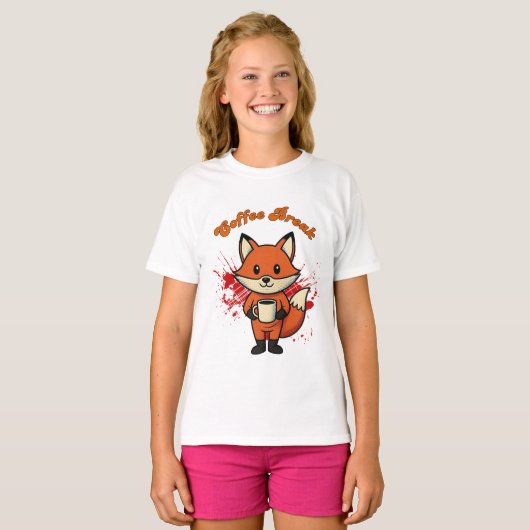 Coffee Break Design Tシャツ (正面フル)