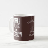 Coffee Break – Great Ideas – エスプレッソブラウン コーヒーマグカップ (正面左)