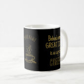Coffee Break – Great Ideas – ブラックゴールド コーヒーマグカップ (正面右)