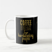 Coffee Break – Great Ideas – ブラックゴールド コーヒーマグカップ (左)