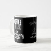 Coffee Break – Great Ideas – ブラック コーヒーマグカップ (正面左)