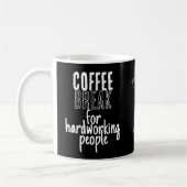 Coffee Break – Great Ideas – ブラック コーヒーマグカップ (左)