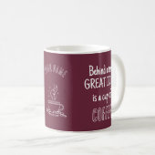 Coffee Break – Great Ideas – ワインレッド コーヒーマグカップ (正面右)