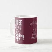Coffee Break – Great Ideas – ワインレッド コーヒーマグカップ (正面左)