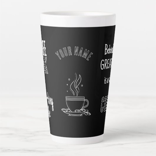Coffee Break – Great Ideas – Latte Cup – Custom カフェラテマグ (正面)