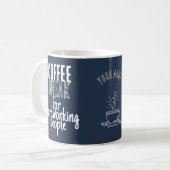 Coffee Break – Great Ideas – Midnight Blue コーヒーマグカップ (正面左)