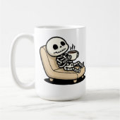 Coffee Break – Grim Reaper Dark Humor Coffee コーヒーマグカップ (左)
