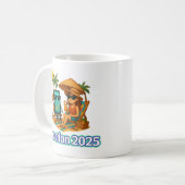 “Coffee Break in the Sun” コーヒーマグカップ (正面左)