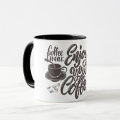 coffee break mug design マグカップ (正面左)