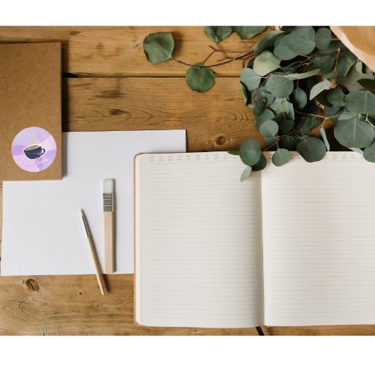 Coffee Break Sticker ラウンドシール