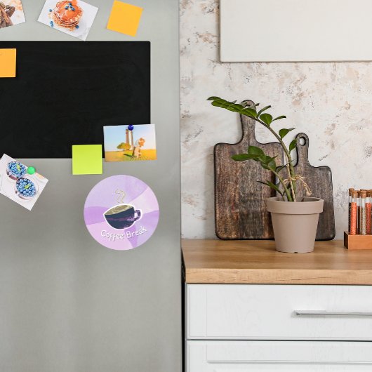 Coffee Break Sticker ラウンドシール