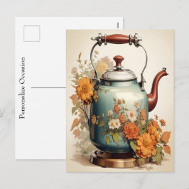 Coffee Break Tea Time Getting Together Occasional  シーズンポストカード