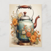 Coffee Break Tea Time Getting Together Occasional  シーズンポストカード (正面)