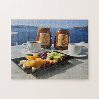 Coffee, breakfast, and a view Puzzle ジグソーパズル