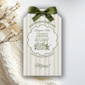 Coffee Brewing Bebe Brunch Neutral Baby Shower ギフトタグ