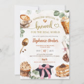 Coffee Brewing Graduation Party Invitation 招待状 (正面)