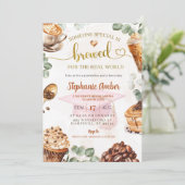 Coffee Brewing Graduation Party Invitation 招待状 (スタンド正面)