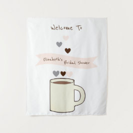 Coffee Bridal Shower タペストリー