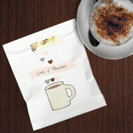 Coffee Bridal Shower フェイバーバッグ