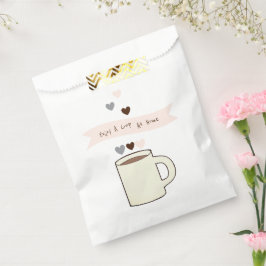 Coffee Bridal Shower Take Home Coffee Beans フェイバーバッグ