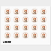 Coffee Bridal Shower Theme Pumpkin Spice Stickers ラウンドシール (シート)