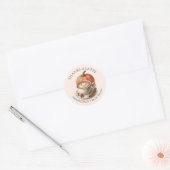Coffee Bridal Shower Theme Pumpkin Spice Stickers ラウンドシール (封筒)