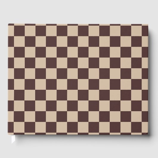 Coffee Brown Checkerboard ゲストブック (正面)