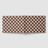 Coffee Brown Checkerboard ゲストブック (全面)