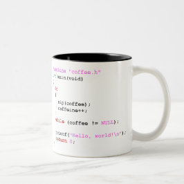 Coffee.cのプログラミング ツートーンマグカップ