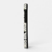 Coffee & Café Doodle Pattern –Cute Hand Drawn Food Case-Mate iPhoneケース (裏面/左)