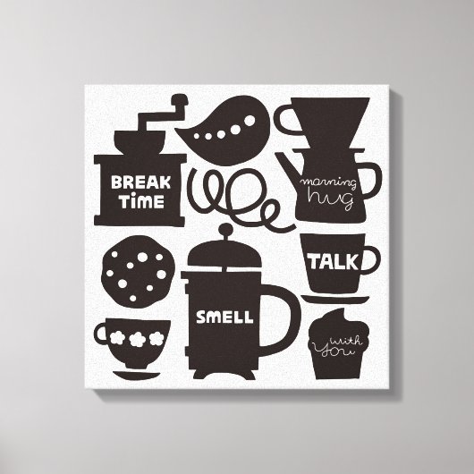 COFFEE CANVAS PRINTに参加 キャンバスプリント (正面)