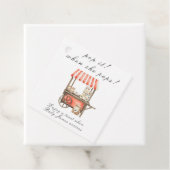 Coffee Cart Baby Shower - Pop it! When she pops! フェイバータグ (インサイチュ)