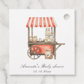 Coffee Cart Baby Shower - Pop it! When she pops! フェイバータグ (裏面)