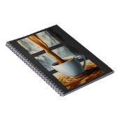 Coffee Cascade Art with Surreal Waterfall Flow ノートブック (右側)