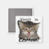 Coffee Catの場所 マグネット (正面/裏面)
