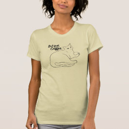 Coffee Cat "But First, Coffee" Tシャツ