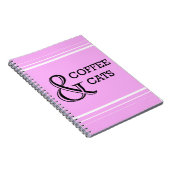 Coffee & Catsノート ノートブック (右側)