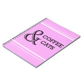 Coffee & Catsノート ノートブック (左側)