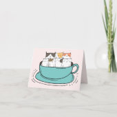 Coffee Cats Getting Togetting Together カード (正面)